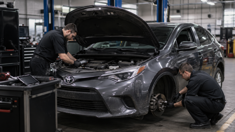 toyota после длительных простоев