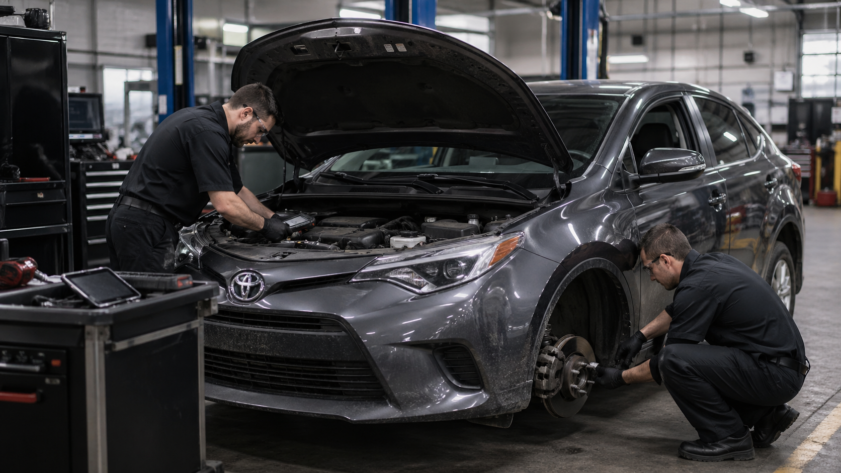 toyota после длительных простоев